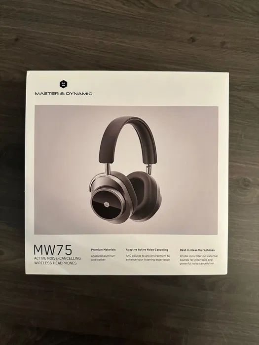 Master Dynamic MW75 натуральна шкіра, метал, Aptx Adaptive