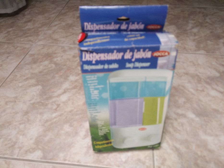 distribuidor de gel banho e shampoo, novo