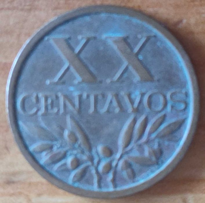 Moedas de XX centavos 1964