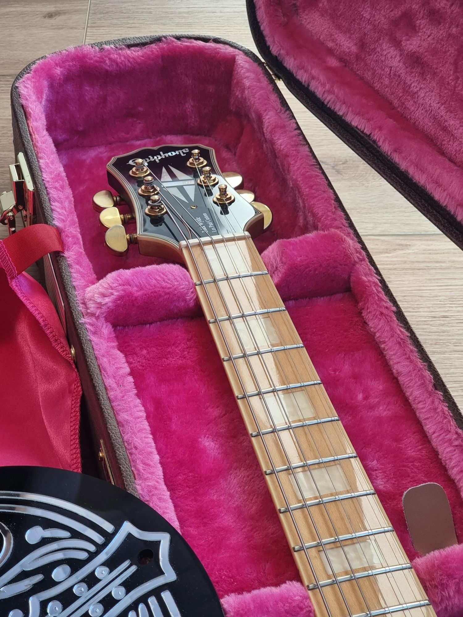 Epiphone Zakk Wylde Les Paul Custom Camo EMG BLS 2009 Korea gitara