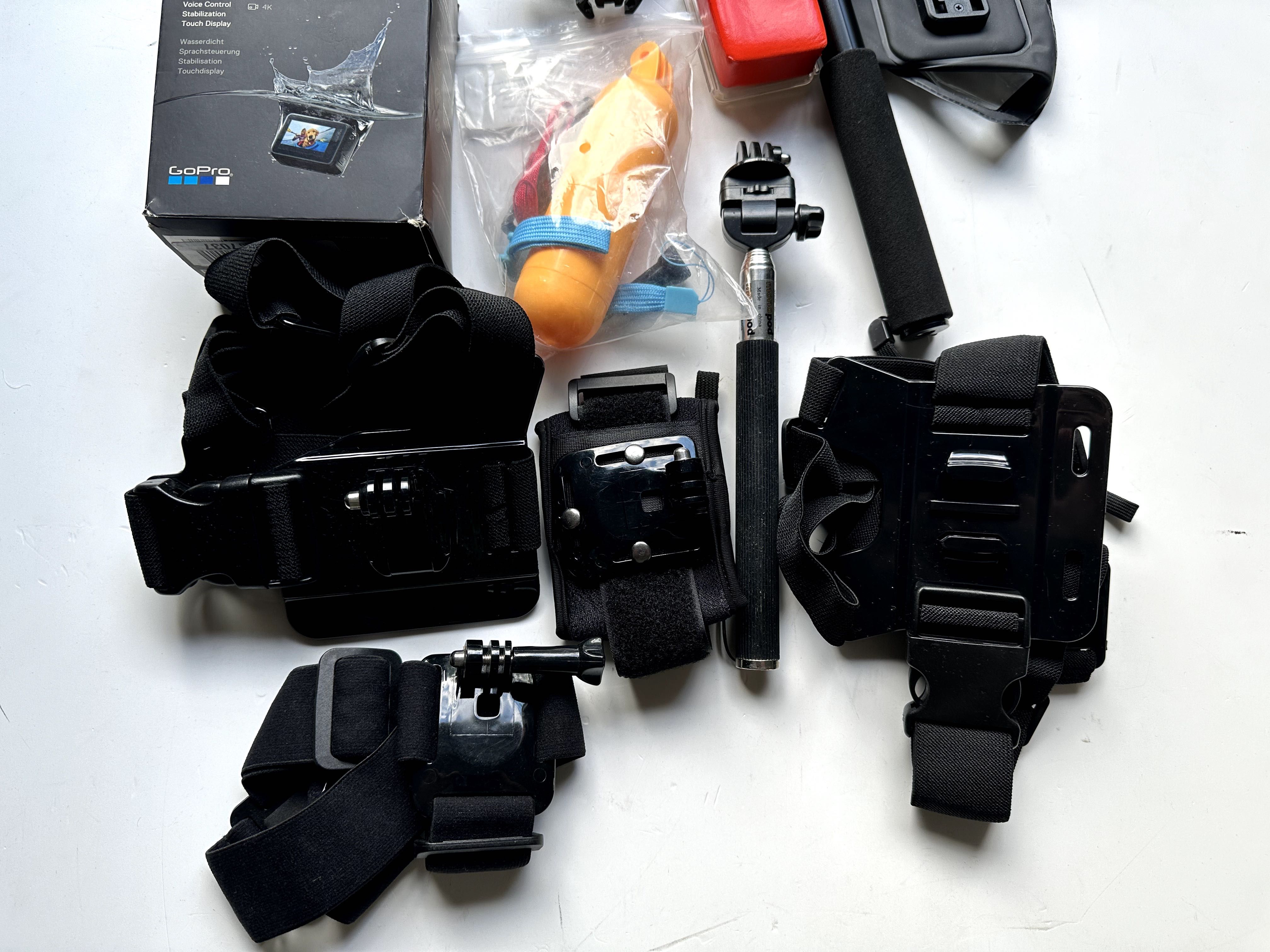 Kamera GoPro 5 Black + akcesoria duży zestaw
