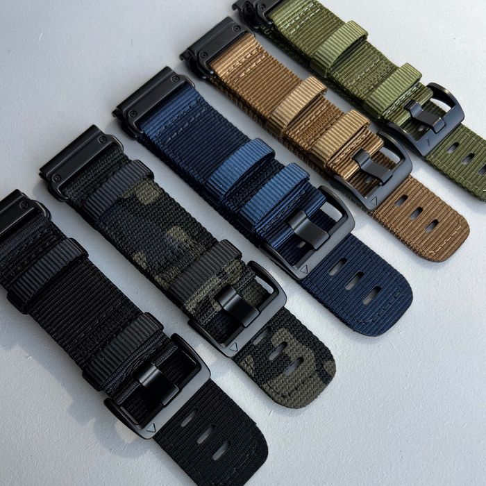Нейлоновий тактичний ремінець на Гармін quick fit 22 mm 26 mm ремешок
