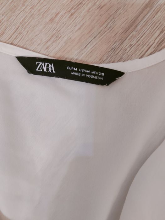 Dwie białe bluzki ZARA M