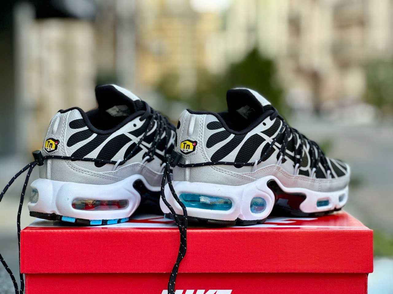ТОП ПРОДАЖ! Кросівки Nike Air Max TN Plus Lace Toggle Black Grey