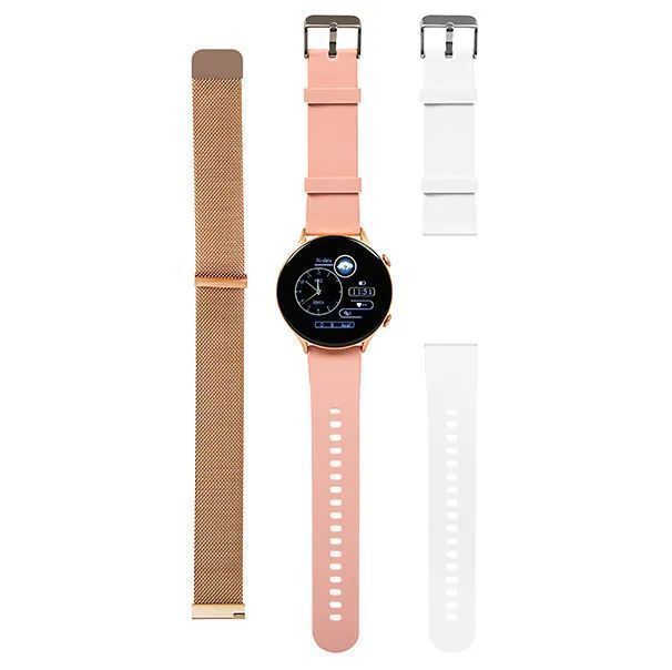 Zegarek damski smartwatch BLOW X19 funkcja rozmowy 3 paski w zestawie