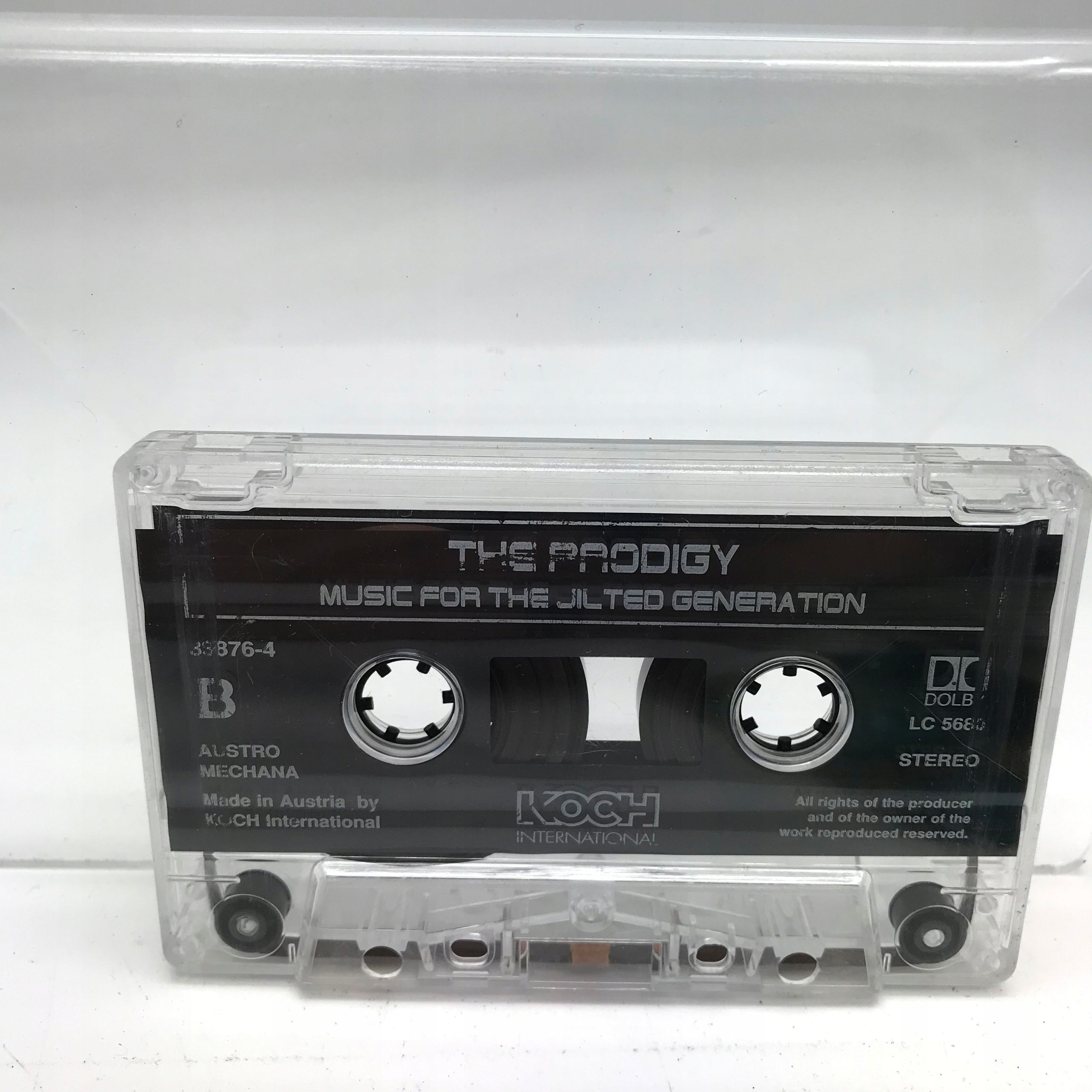 kaseta - prodigy - music for the jilted generation