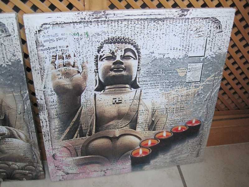 Quadros Buddha com efeito luz