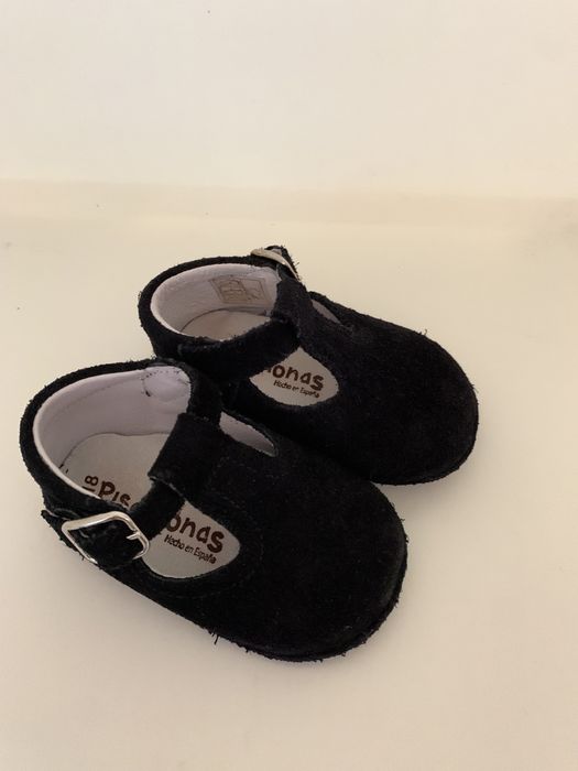 Pepitos camurça azul escuro tamanho 18