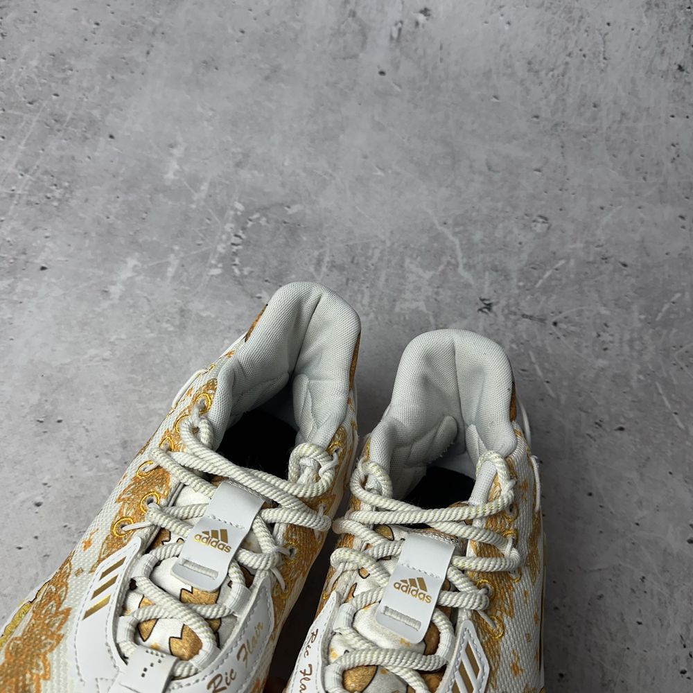 Buty Adidas Dame 7 X Ric Flair Gold White Size: 43 27,5 cm