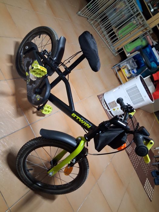 Bicicleta Criança Btwin Roda 16 + Rodinhas