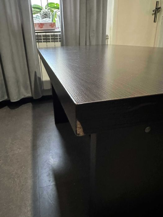 Ława stół 125x65 do jadalni salonu regulowana i 4 krzesła