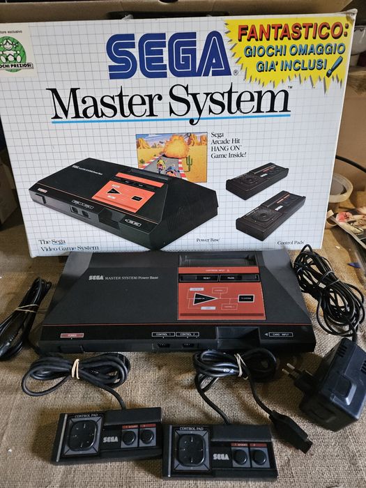 Sega master system com caixa