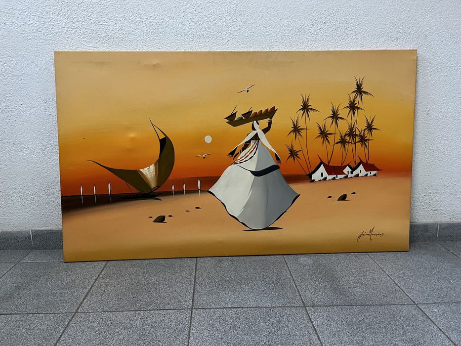 Pintura em tela Brasil