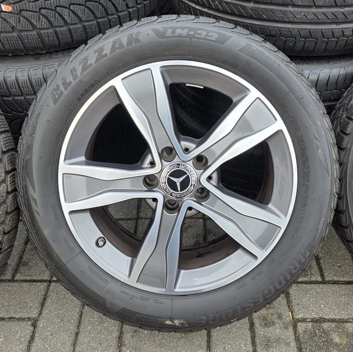 17" Szare+Cnc Mercedes-Benz Klasa C W205 W204 Koła Felgi Alufelgi