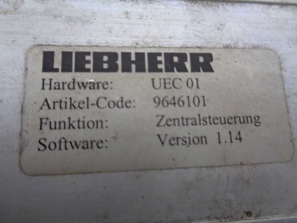 Sterownik Komputer Silnika UEC01-A LIEBHERR Koparka Ładowarka
