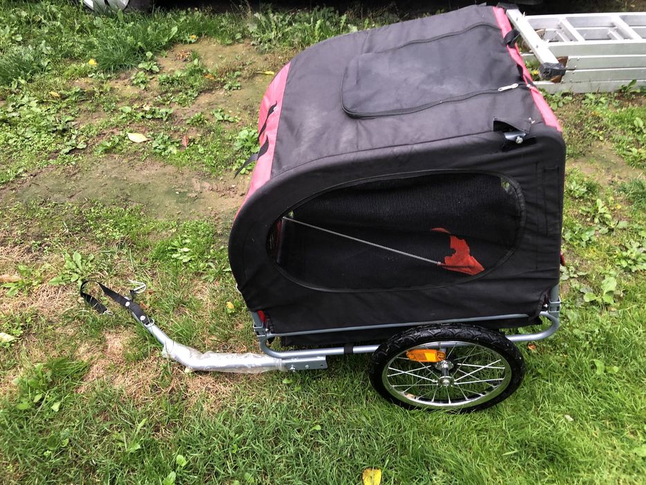 Riksza do roweru dla psa wozek przyczepka
