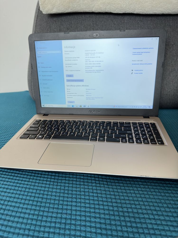Laptop notebook asus vivobook d540n 4gb ram, windows 10