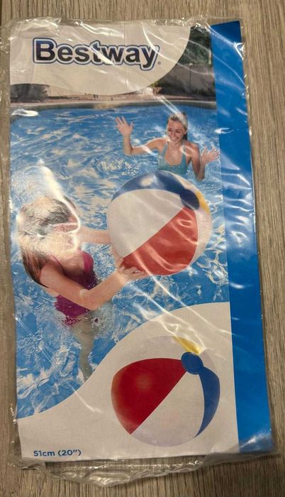 dmuchana kolorowa piłka plażowa 31021 marki Bestway