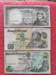 Notas escudos - 20$ 1964, 20$ 1971, 20$ 1978