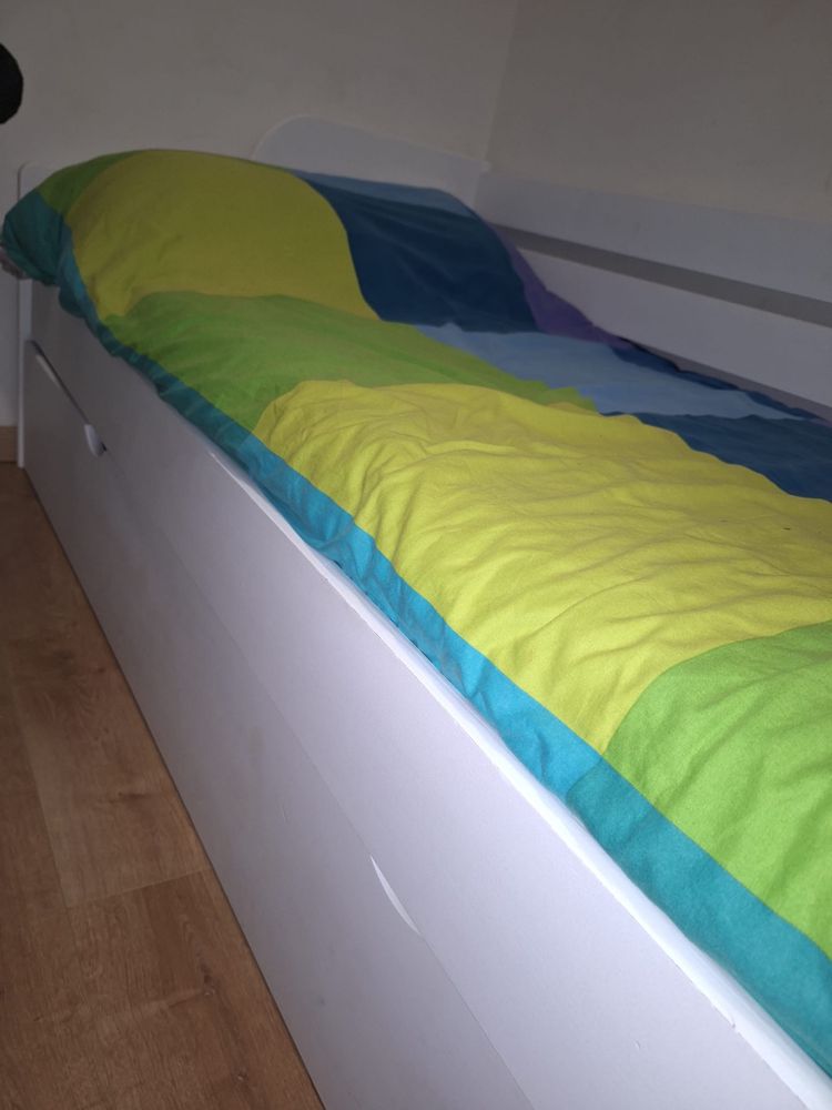 Cama individual com gaveta de cama