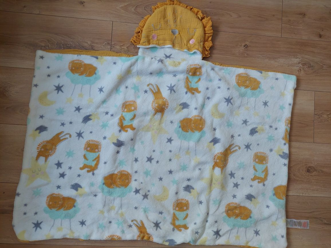 Kocyk niemowlęcy_ręcznik_otulacz LEW 75x100