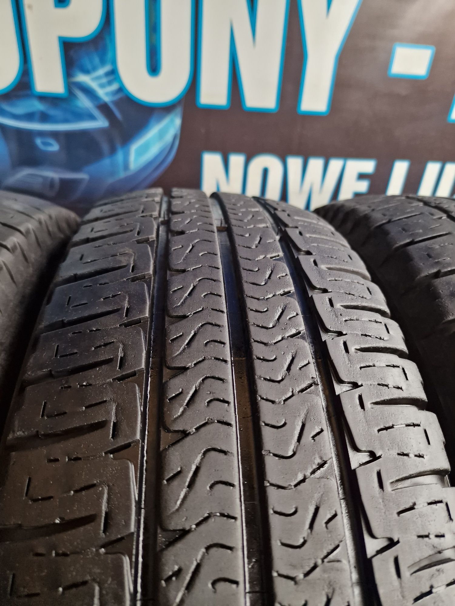 Opony letnie 225/75/16C Michelin wzmacniane Komplet 7.4mm