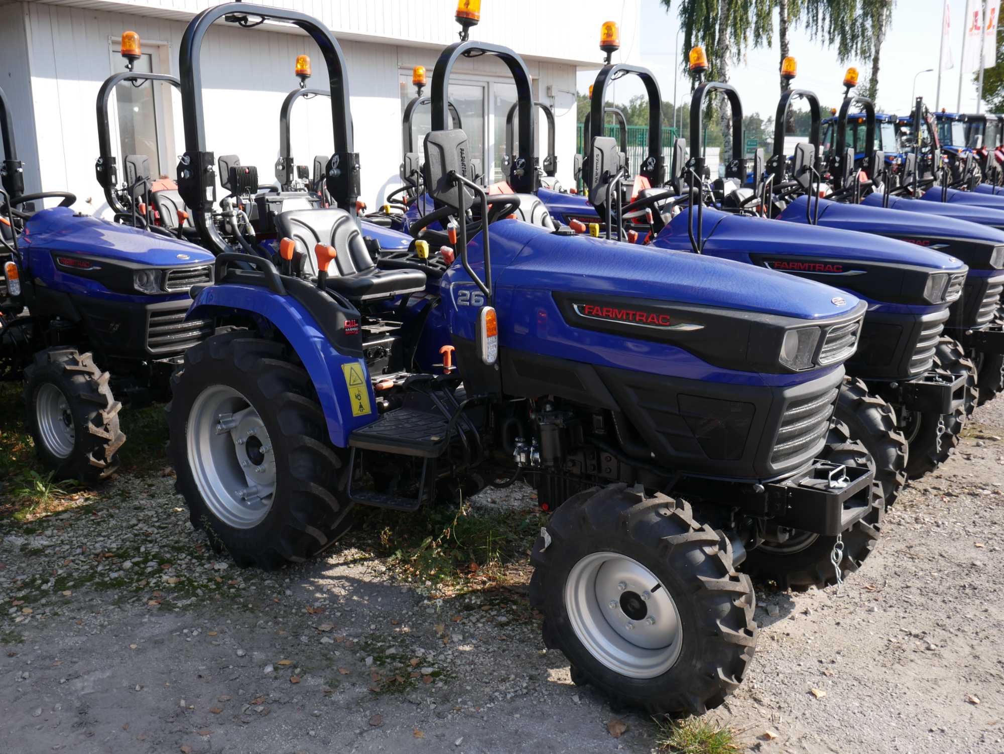 Farmtrac 26 KM Traktorek Ogrodniczy Napęd 4WD Nowy Kubota