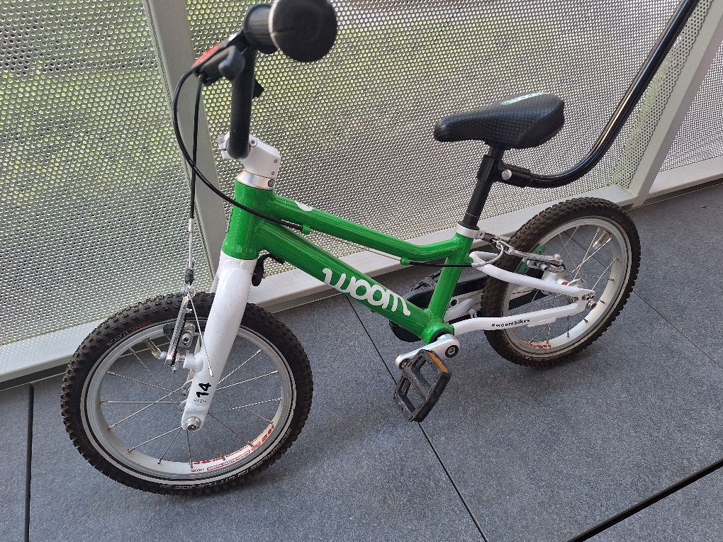 Rower Woom 2 Zielony 12"
