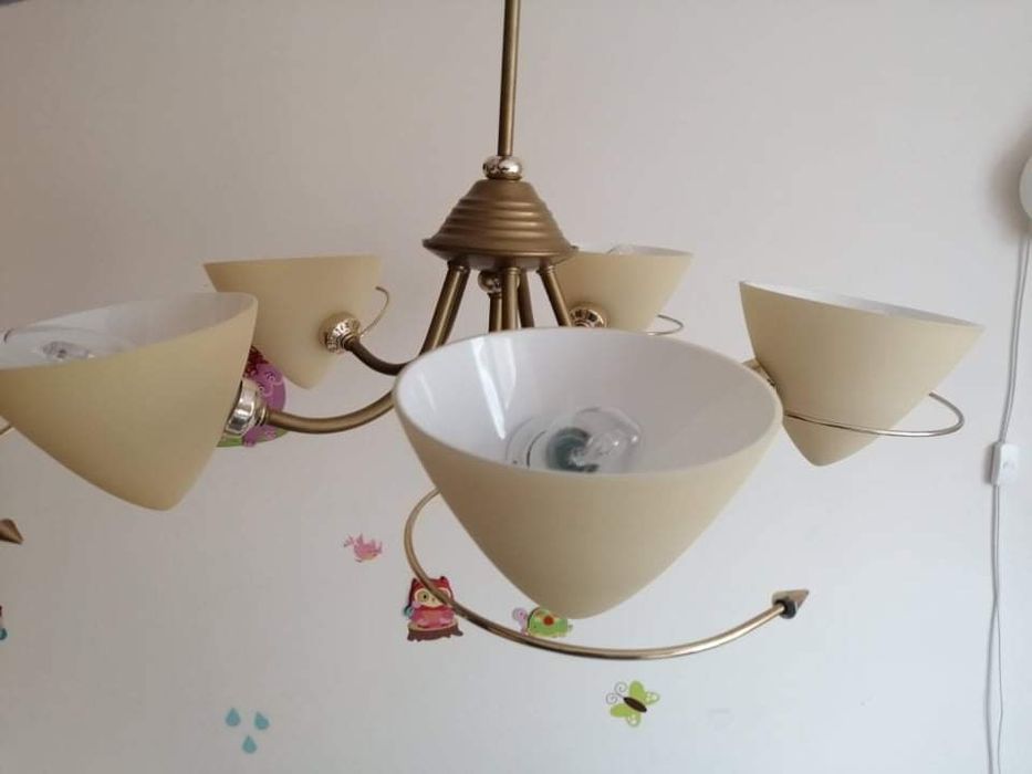 Lampa sufitowa 5 ramienna