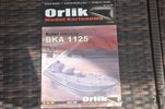 model kartonowy sowiecki kuter rzeczny  BKA 1125 orlik 1/50