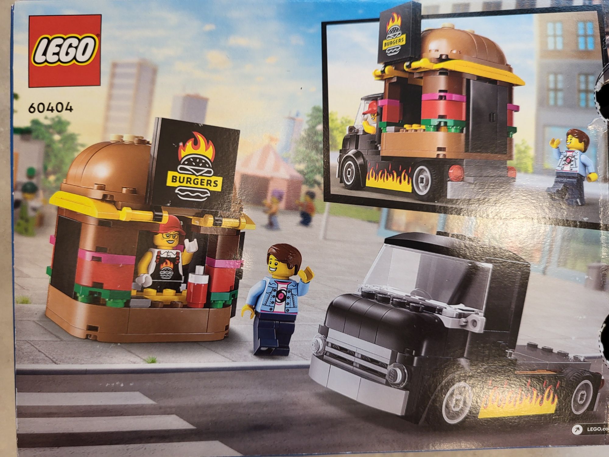 LEGO City 60404, Ciężarówka z burgerami