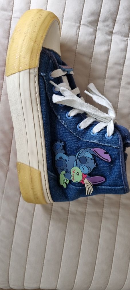 Trampki jeansowe zara r.35 Lillo i Stitch