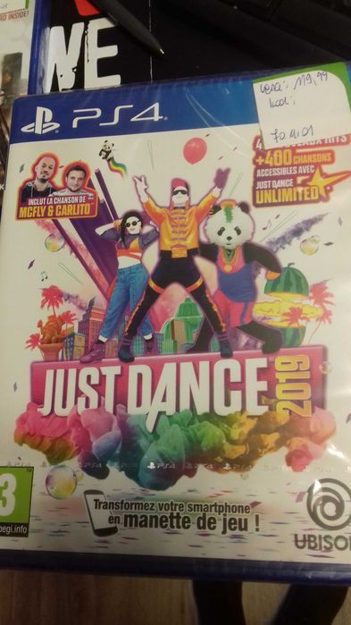 Just dance 2019 ps4, just dance 19 ps4,  sklep tychy, WYMIANA
