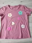 T short damski dzianina