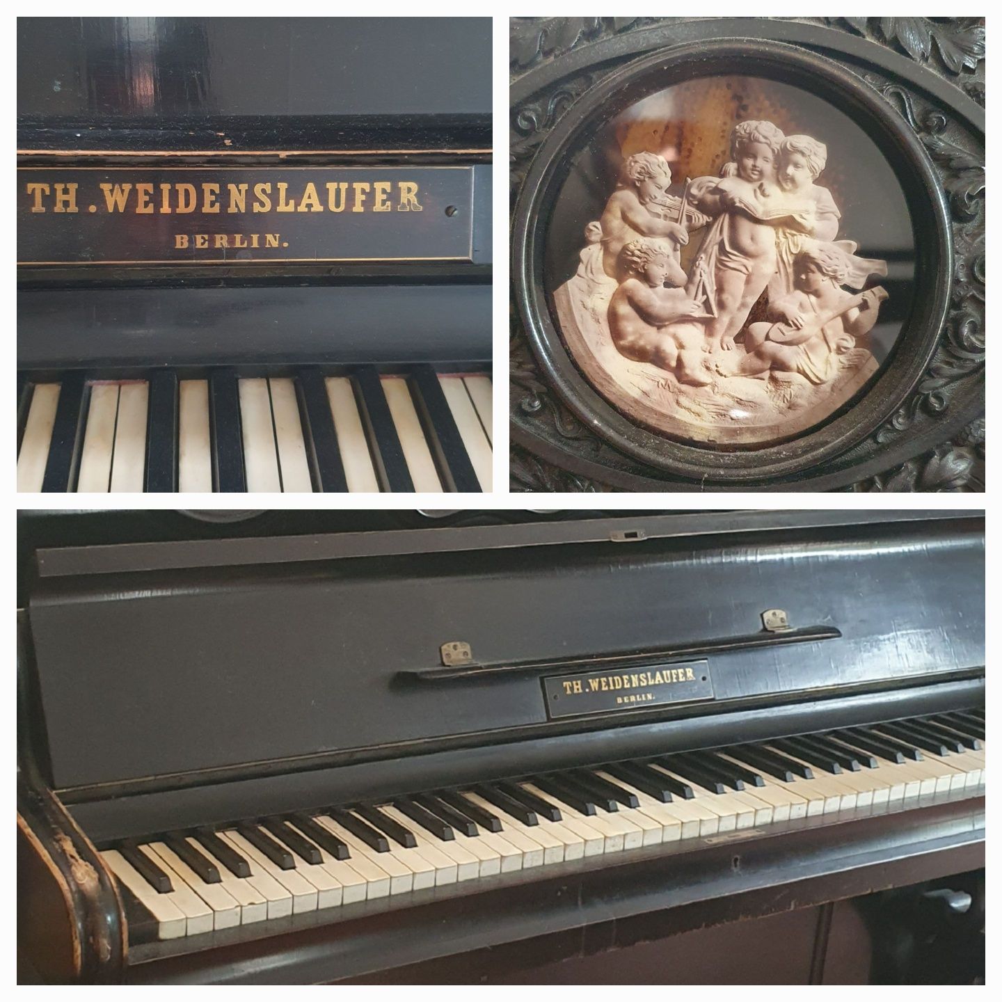 Zabytkowe pianino z lat 30-tych Weidenslaufer Berlin