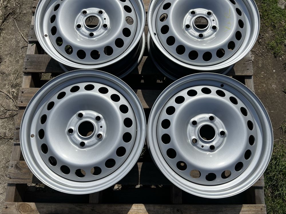 4xfelga stalowa 16” VW/SEAT/SKODA (5x112 ET48) - nowe