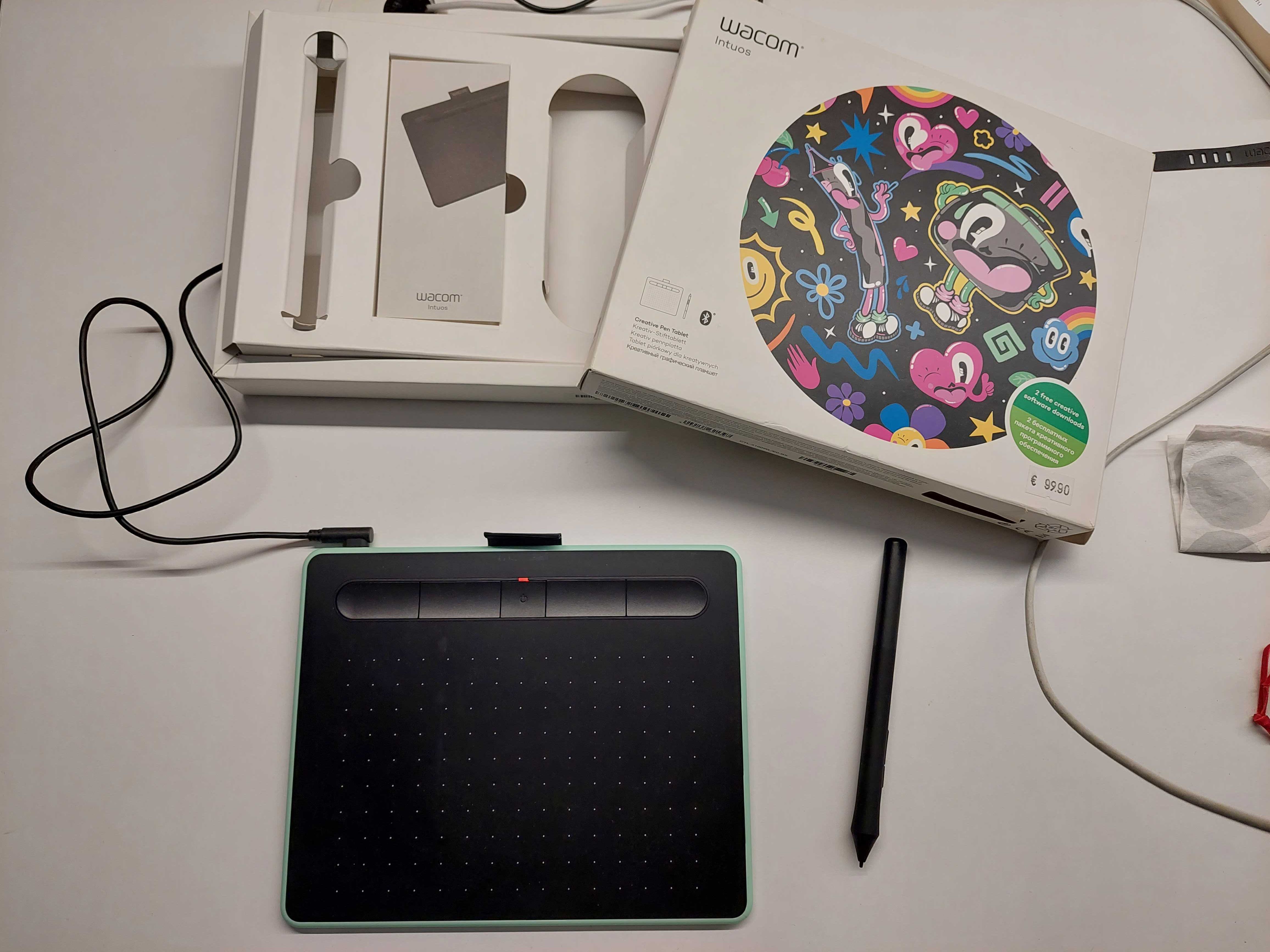 Графічний планшет Wacom Intuos S Bluetooth Pistachio