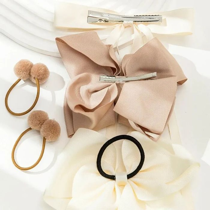 Zestaw ozdób do włosów Kokardki do włosów 5 sztuk