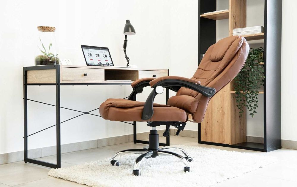 NOWY Fotel Biurowy Ergonomiczny Do Biurka Obrotowy Krzesło Biurowe FV
