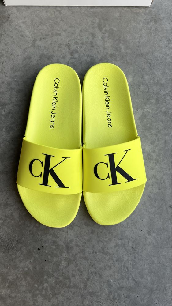 Сандалі шльопанці Calvin Klein Ark Logo Slide в‘єтнамки сланци