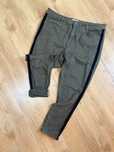 Ff f&f spodnie khaki lampasy rurki oliwkowe 44 46 xxl +size plus