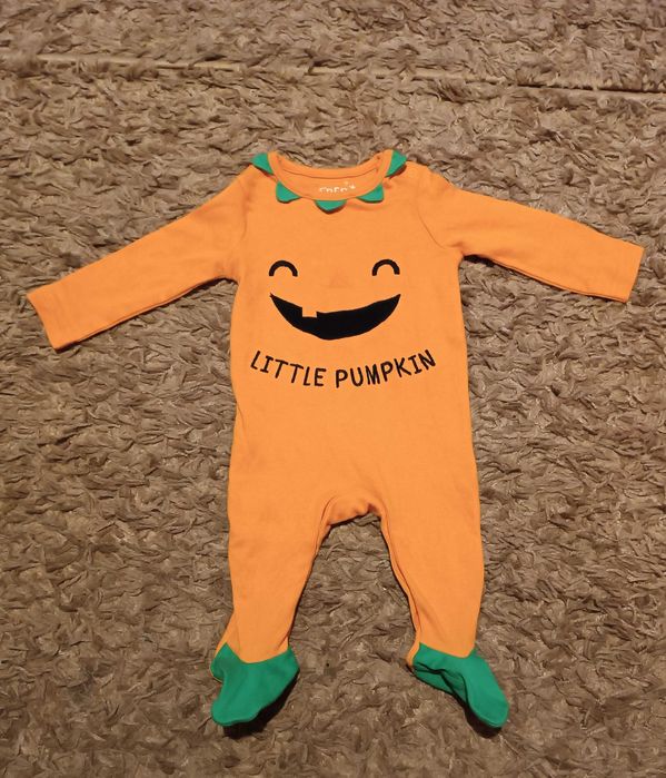 Kombinezon pajac piżamka DYNIA Halloween   na 3/6 miesięcy Fred&Flo