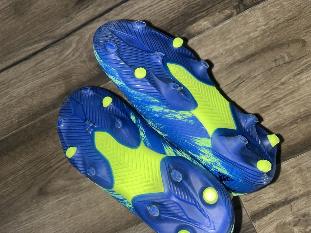 Korki ze skarpetą Adidas Nemesis r.29 wkł. 17,5cm neon