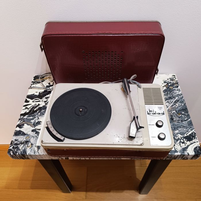 Gira Discos Vintage Teppaz Bi Balad Testado e a Funcionar Parcialmente