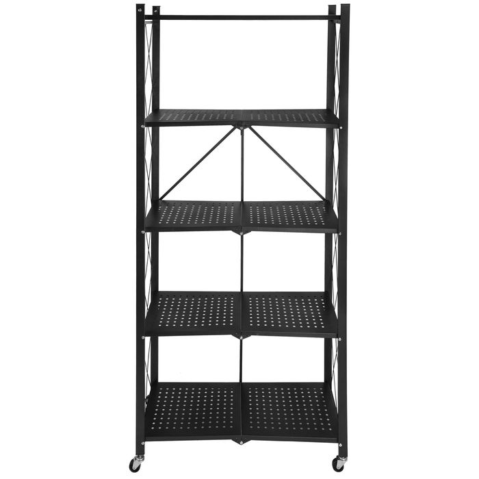 Regał składany GESTEL 5 poziomów czarny