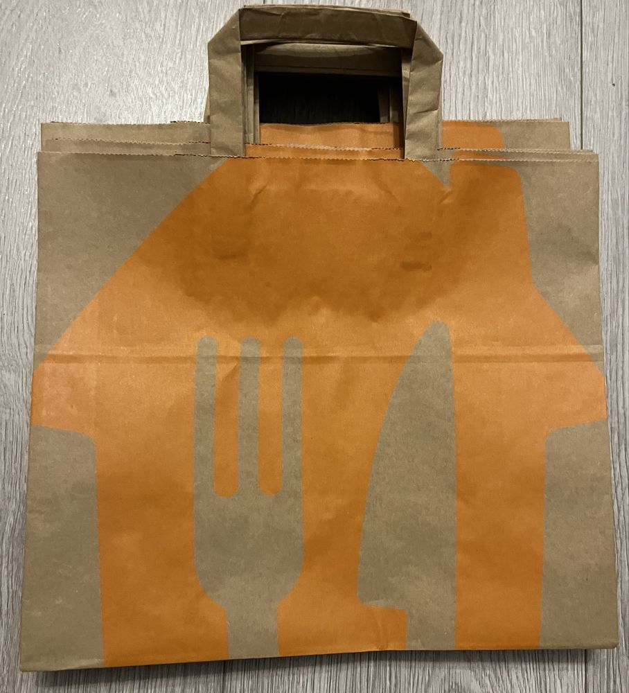 nowa torba papierowa Pyszne wymiary: 32x17x34cm