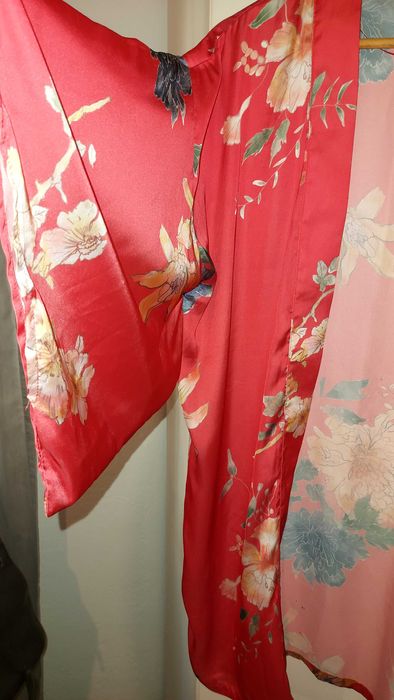 Kimono Pull&Bear vermelho