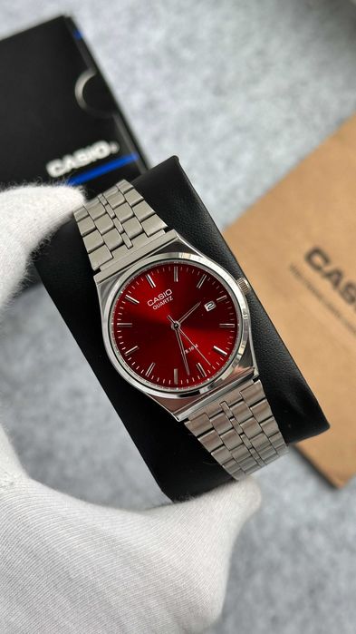 Годинник Casio MTP-VC01 Silver Red / Часы наручние касио A159 | AQ 230