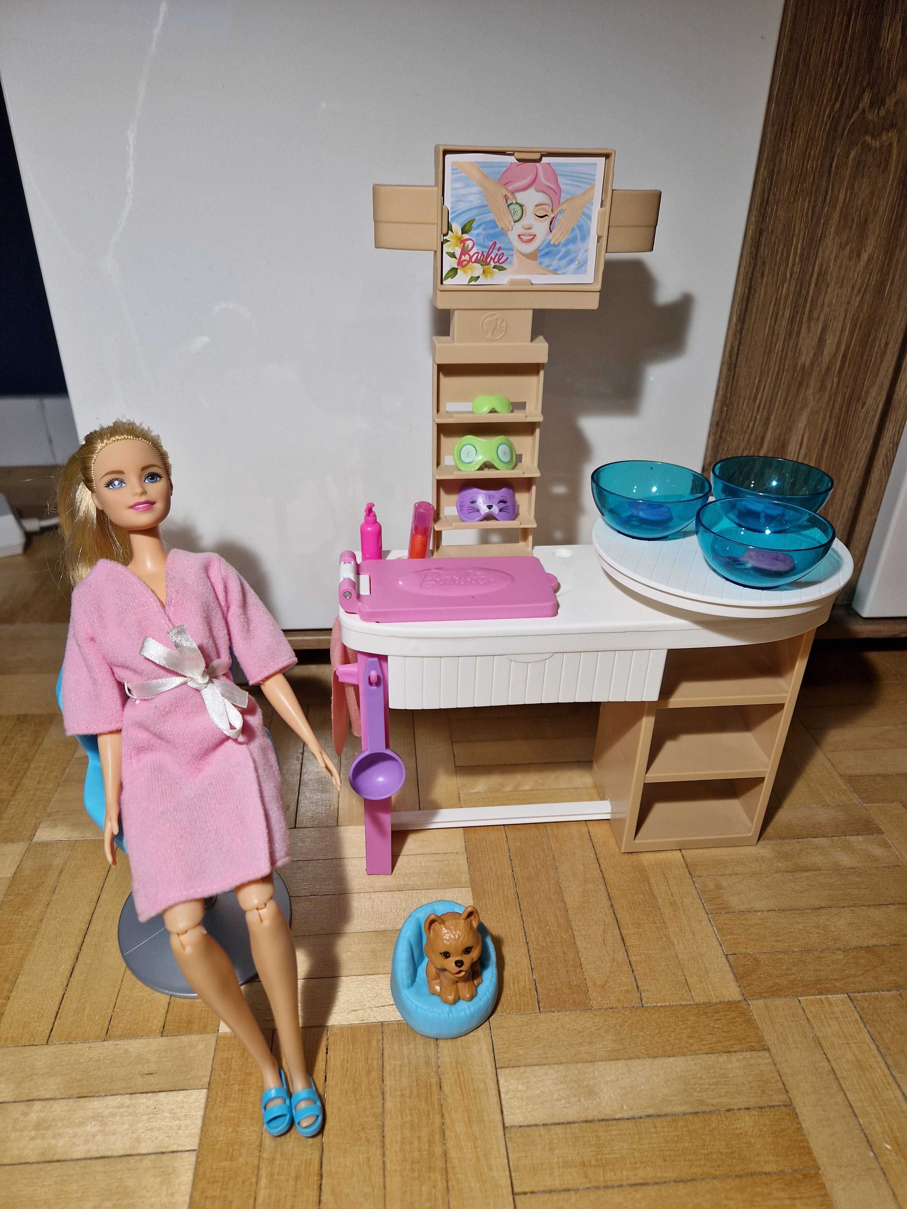 Lalka Barbie, salon SPA