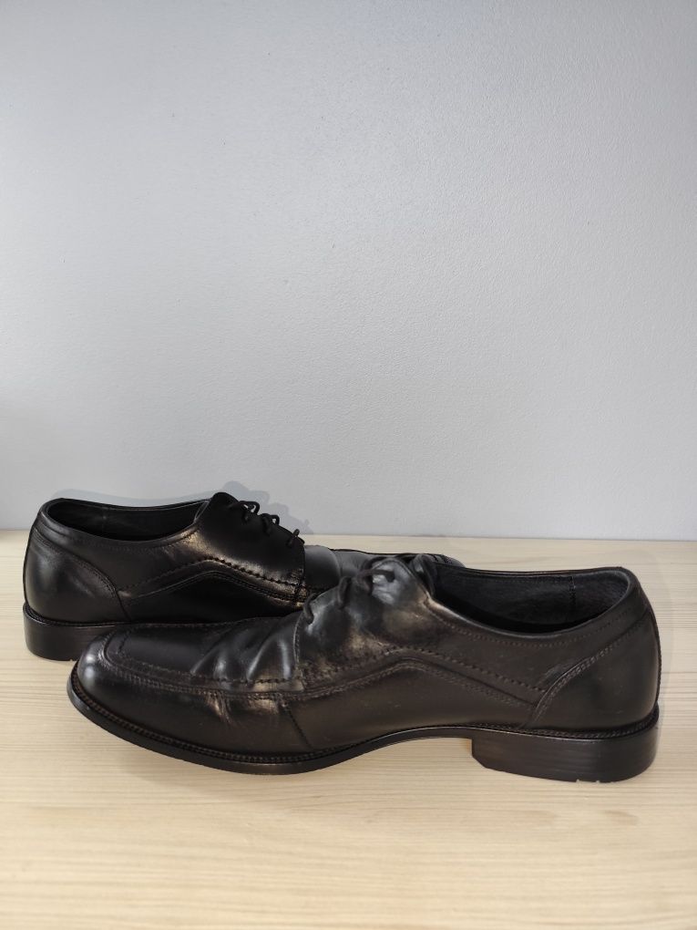 Eleganckie skórzane mokasyny męskie 44